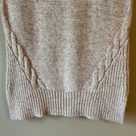 Rebecca Taylor Wool Cashmere Blend Sleeveless Turtleneck Sweater - Picture 8 of 12
